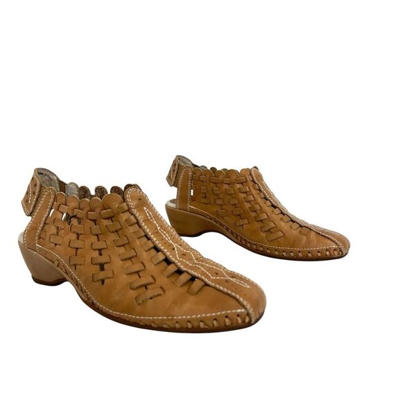 Pikolinos Womens Size 36 Romana Tan Casual Slingback Sandals - Picture 1 of 8